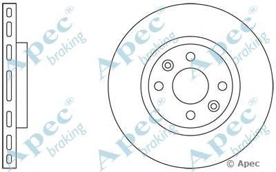 APEC BRAKING dsk826 -  Тормозной диск